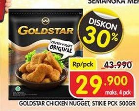 Promo Harga GOLDSTAR Nugget Stickie 500 gr - Superindo