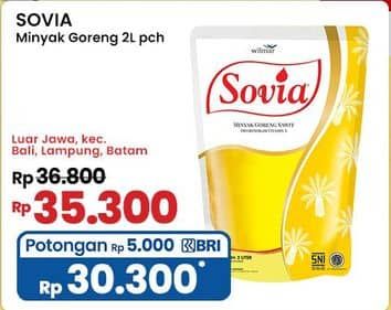 Promo Harga Sovia Minyak Goreng 2000 ml - Indomaret