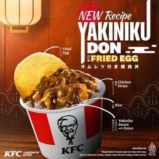 Promo Harga Yakiniku Don Fried Egg  - KFC