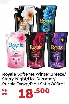 Promo Harga SO KLIN Royale Parfum Collection Winter Breeze, Starry Night, Hot Summer, Purple Dawn, Pink Satin 800 ml - Carrefour