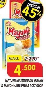 Promo Harga MAYUMI Mayonnaise Original, Pedas 100 gr - Superindo
