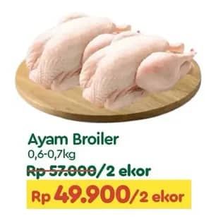 Promo Harga Ayam Broiler 600 gr - TIP TOP