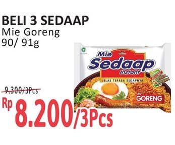 Promo Harga Sedaap Mie Goreng Original 90 gr - Alfamidi