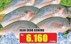 Promo Harga Ikan Ekor Kuning per 100 gr - Hari Hari