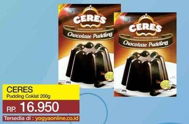 Promo Harga CERES Chocolate Pudding Coklat 200 gr - Yogya
