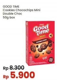 Promo Harga Good Time Mini Cookies Double Chocolate 50 gr - Indomaret