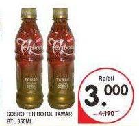 Promo Harga Sosro Teh Botol Tawar 350 ml - Superindo