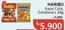 Promo Harga Haribo Candy Gummy Gold Bears, Happy Cola 30 gr - Alfamidi