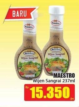 Promo Harga MAESTRO Salad Dressing Wijen Sangrai 237 ml - Hari Hari