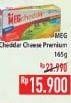 Promo Harga MEG Cheddar Cheese 165 gr - Hypermart