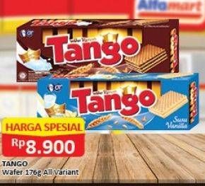 Promo Harga TANGO Wafer All Variants per 2 box 176 gr - Alfamart