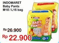 Promo Harga INDOMARET Baby Pants M18, L16  - Indomaret