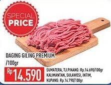 Promo Harga Daging Giling Sapi Premium per 100 gr - Hypermart