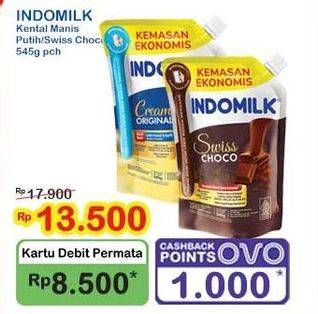 Promo Harga Indomilk Susu Kental Manis Kecuali Plain, Kecuali Cokelat 545 gr - Indomaret