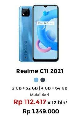 Promo Harga REALME C11 2021 2GB + 32GB, 4GB + 64GB  - Erafone