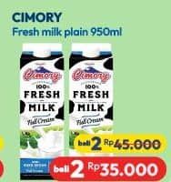 Promo Harga Cimory Fresh Milk Full Cream 950 ml - Hypermart