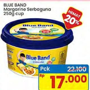 Promo Harga Blue Band Margarine Serbaguna 250 gr - Indomaret