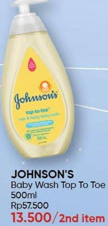 Promo Harga JOHNSONS Baby Wash Top To Toe 500 ml - Guardian