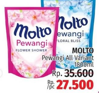 Promo Harga Molto Pewangi All Variants 1800 ml - LotteMart