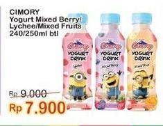 Promo Harga CIMORY Yogurt Drink Mixed Berry, Mixed Fruit, Lychee 250 ml - Indomaret