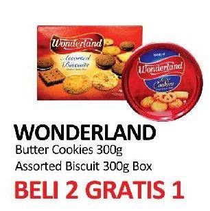 Promo Harga Wonderland Butter Cookies/ Assorted Biscuit  - Yogya