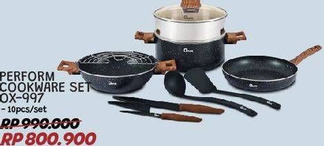 Promo Harga OXONE OX-997 Perform Cookware Set  - Courts