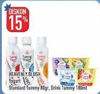 Promo Harga HEAVENLY BLUSH Yogurt Standard Tummy 80 g, Drink Tummy 180 mL  - Hypermart