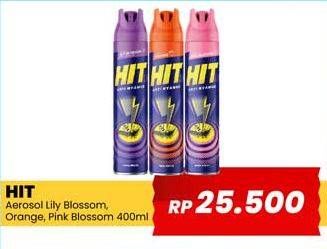 Promo Harga HIT Aerosol Lilly Blossom, Orange, Pink Blossom 450 ml - Yogya