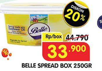 Promo Harga Belle Premium Spread 250 gr - Superindo
