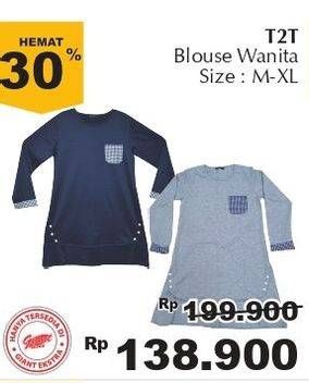 Promo Harga T2T Blouse Wanita M-XL  - Giant