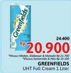 Promo Harga Greenfields UHT Full Cream 1000 ml - Alfamidi