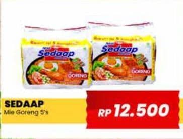 Promo Harga Sedaap Mie Goreng per 5 pcs 90 gr - Yogya