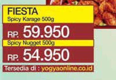 Promo Harga Fiesta Ayam Siap Masak Spicy Karage 500 gr - Yogya