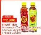 Promo Harga Sosro Fruit Tea Markisa, Lemon, Freeze, Apple, Blackcurrant 350 ml - Alfamart