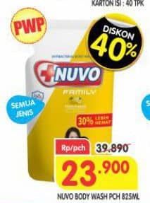 Promo Harga Nuvo Body Wash All Variants 825 ml - Superindo
