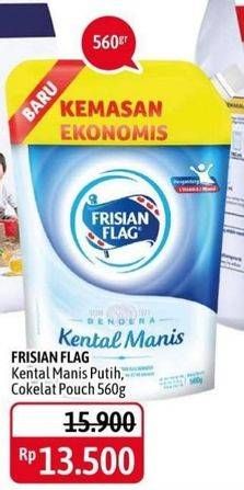 Promo Harga FRISIAN FLAG Susu Kental Manis Cokelat, Putih 560 gr - Alfamidi