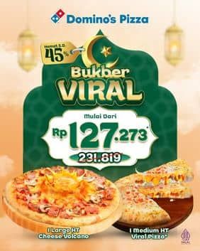 Promo Harga Bukber Viral  - Domino Pizza