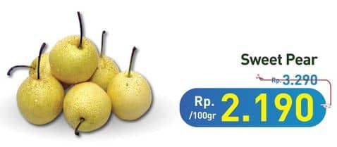 Promo Harga Pear Sweet per 100 gr - Hypermart