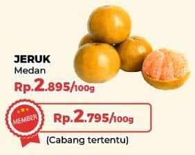 Promo Harga Jeruk Medan per 100 gr - Yogya