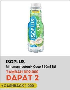 Promo Harga Isoplus Minuman Isotonik Coco 350 ml - Indomaret