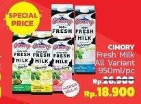 Promo Harga CIMORY Fresh Milk All Variants 950 ml - LotteMart