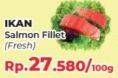 Promo Harga Salmon Fillet per 100 gr - Yogya