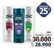 Promo Harga ZINC Shampoo 340 ml - LotteMart