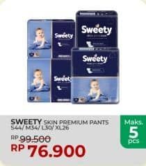 Promo Harga Sweety Skin Premium L30, M34, XL26, S44 26 pcs - Yogya