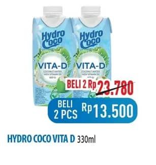 Promo Harga Hydro Coco Vita-D 330 ml - Hypermart