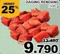 Promo Harga Daging Rendang Sapi per 100 gr - Giant