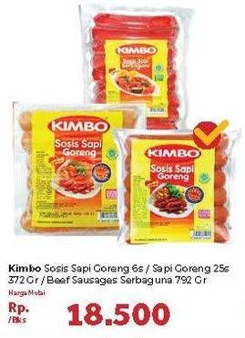 Promo Harga Sosis Sapi Goreng 6s / 24s 372gr / Serbaguna 792gr  - Carrefour