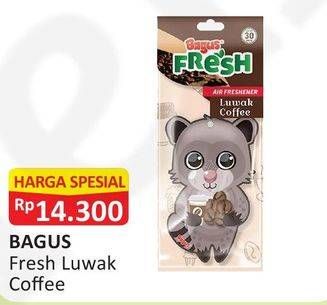 Promo Harga BAGUS Fresh Air Freshener Luwak Coffee  - Alfamart