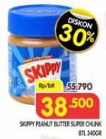 Promo Harga Skippy Peanut Butter Chunky 340 gr - Superindo