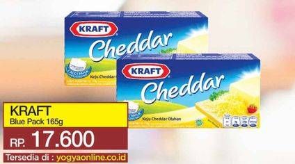 Promo Harga KRAFT Cheese Cheddar All Variants 165 gr - Yogya